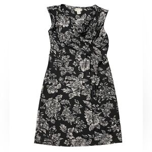 Motherhood Maternity Women's Black Floral Sleeveless Sheath Dress - Size M